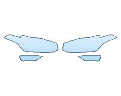 2018 VOLVO XC90 T8 HEADLIGHTS FOG LIGHTS PRECUT PPF CLEAR BRA WRAP