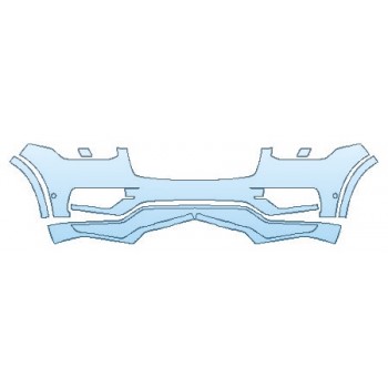 PRECUT PPF KIT - 2018 VOLVO XC90 T8 R-DESIGN BUMPER WITH SENSORS PRECUT PPF CLEAR BRA WRAP