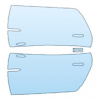 PRECUT PPF KIT - 2018 ASTON MARTIN VANQUISH ZAGATO FULL DOORS(WRAPPED EDGES) PRECUT PPF CLEAR BRA WRAP