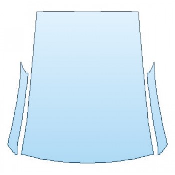 PRECUT PPF KIT - 2018 ASTON MARTIN VANQUISH ZAGATO FULL ROOF A-PILLARS PRECUT PPF CLEAR BRA WRAP