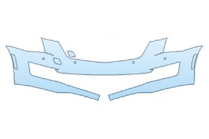2022 CADILLAC ATS COUPE PREMIUM LUXURY BUMPER WITH SENSORS (1 PIECE)