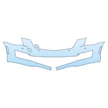 PAINT PROTECTION KIT - 2020 CADILLAC ATS COUPE PREMIUM LUXURY BUMPER WITH SENSORS (1 PIECE) - PRECUT PPF CLEAR BRA WRAP
