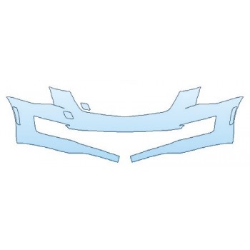 PAINT PROTECTION KIT - 2020 CADILLAC ATS SEDAN PREMIUM LUXURY BUMPER (1 PIECE) - PRECUT PPF CLEAR BRA WRAP