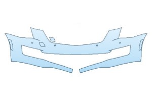 2023 CADILLAC ATS SEDAN PREMIUM LUXURY BUMPER WITH SENSORS (1 PIECE)