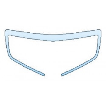 PAINT PROTECTION KIT - 2020 CADILLAC ATS SEDAN PREMIUM PERFORMANCE GRILLE - PRECUT PPF CLEAR BRA WRAP