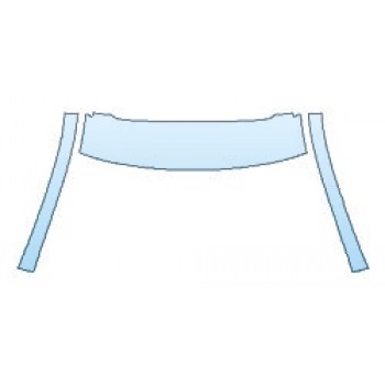 PAINT PROTECTION KIT - 2019 CADILLAC XT5 PREMIUM LUXURY ROOF WITH SUNROOF A-PILLARS - PRECUT PPF CLEAR BRA WRAP