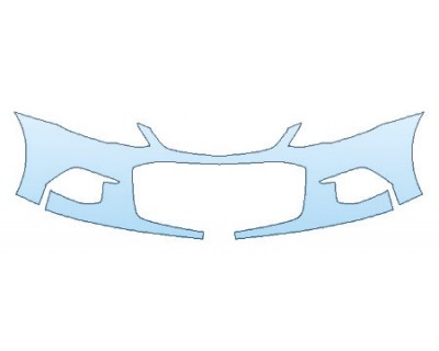 PAINT PROTECTION KIT - 2019 CHEVROLET SONIC SEDAN PREMIER BUMPER - PRECUT PPF CLEAR BRA WRAP