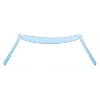 PAINT PROTECTION KIT - 2020 GMC SAVANA 2500 LS ROOF A-PILLARS - PRECUT PPF CLEAR BRA WRAP