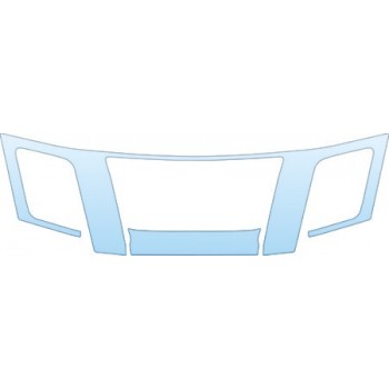 Precut PPF Kit – Clear Bra Paint Protection Film PAINT PROTECTION KIT - 2012 NISSAN FRONTIER S BASE CREW CAB GRILLE KIT - PRECUT PPF CLEAR BRA WRAP