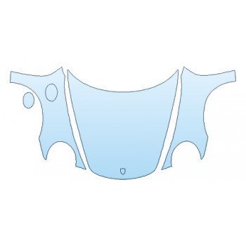 PRECUT PPF KIT - 2018 PORSCHE 911 TARGA 4 FULL HOOD FENDERS PRECUT PPF CLEAR BRA WRAP