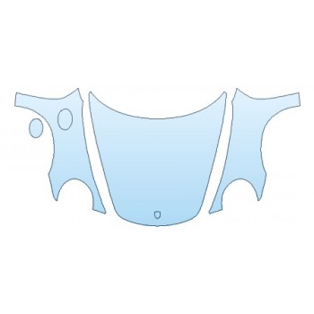 PRECUT PPF KIT - 2018 PORSCHE 911 TARGA 4 FULL HOOD(WRAPPED) FENDERS PRECUT PPF CLEAR BRA WRAP