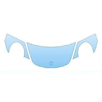 PRECUT PPF KIT - 2018 PORSCHE 911 TARGA 4 GTS HOOD(24 INCH) FENDERS MIRRORS PRECUT PPF CLEAR BRA WRAP