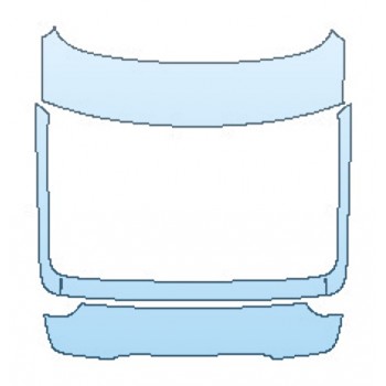 PRECUT PPF KIT - 2018 PORSCHE PANAMERA 4 FULL TRUNK WITHOUT BADGE PRECUT PPF CLEAR BRA WRAP