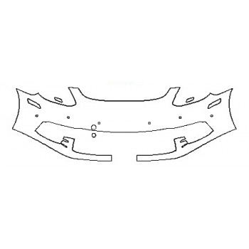 2018 PORSCHE PANAMERA 4 E-HYBRID Bumper With sensors ( 1 Piece)