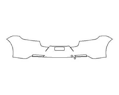 2018 PORSCHE PANAMERA 4 E-HYBRID Full Rear Bumper