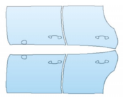 PRECUT PPF CLEAR BRA WRAP