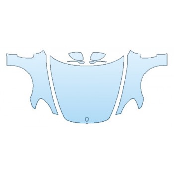 PRECUT PPF KIT - 2018 PORSCHE PANAMERA TURBO EXECUTIVE FULL HOOD FENDERS MIRRORS PRECUT PPF CLEAR BRA WRAP