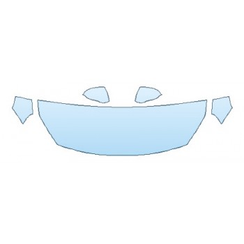 PRECUT PPF KIT - 2018 VOLVO S60 R-DESIGN HOOD(24 INCH) FENDERS MIRRORS PRECUT PPF CLEAR BRA WRAP