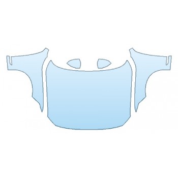 PRECUT PPF KIT - 2018 VOLVO S90 T6 INSCRIPTION FULL HOOD FENDERS MIRRORS PRECUT PPF CLEAR BRA WRAP