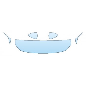 PRECUT PPF KIT - 2018 VOLVO S90 T6 MOMENTUM HOOD(18 INCH) FENDERS MIRRORS PRECUT PPF CLEAR BRA WRAP