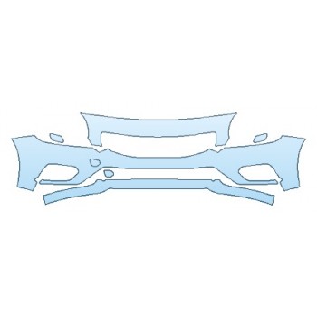 PRECUT PPF KIT - 2018 VOLVO V60 T5 DYNAMIC BUMPER ( 3 PIECE) PRECUT PPF CLEAR BRA WRAP