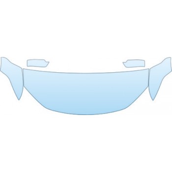 PAINT PROTECTION KIT - 2012 FORD FUSION S  HOOD FENDER MIRROR KIT - PRECUT PPF CLEAR BRA WRAP