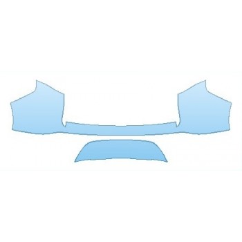 PRECUT PPF KIT - 2018 ALFA ROMEO STELVIO BASE FULL REAR BUMPER PRECUT PPF CLEAR BRA WRAP