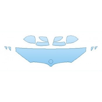 Precut PPF Kit – Clear Bra Paint Protection Film PAINT PROTECTION KIT - 2019 BMW X3 XDRIVE30I XLINE HOOD(18 INCH BIKINI CUT) MIRRORS - PRECUT PPF CLEAR BRA WRAP