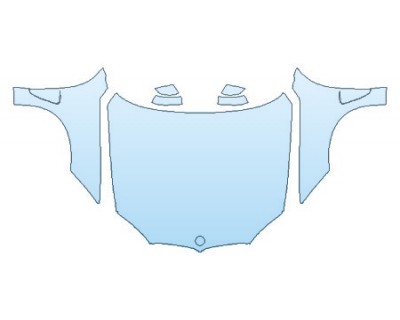 PAINT PROTECTION KIT - 2018 BMW X5 SDRIVE35I LUXURY DESIGN FULL HOOD(WRAPPED) FENDERS MIRRORS - PRECUT PPF CLEAR BRA WRAP