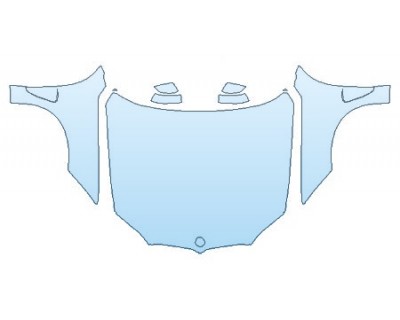 PAINT PROTECTION KIT - 2018 BMW X5 SDRIVE35I LUXURY DESIGN FULL HOOD(WRAPPED) FENDERS MIRRORS - PRECUT PPF CLEAR BRA WRAP