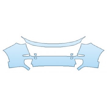 PAINT PROTECTION KIT - 2018 BMW X5 SDRIVE35I LUXURY DESIGN  FULL REAR BUMPER - PRECUT PPF CLEAR BRA WRAP