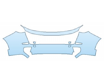 PAINT PROTECTION KIT - 2018 BMW X5 XDRIVE35D LUXURY DESIGN  FULL REAR BUMPER - PRECUT PPF CLEAR BRA WRAP