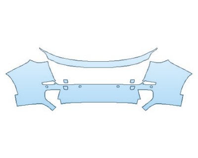 PAINT PROTECTION KIT - 2018 BMW X5 XDRIVE35D LUXURY DESIGN  FULL REAR BUMPER SENSORS - PRECUT PPF CLEAR BRA WRAP