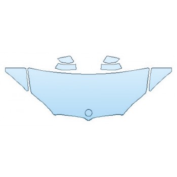 PAINT PROTECTION KIT - 2018 BMW X5 XDRIVE35D M SPORT HOOD(30 INCHWRAPPED EDGES) FENDERS MIRRORS - PRECUT PPF CLEAR BRA WRAP