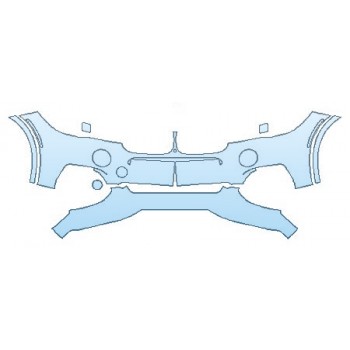 PAINT PROTECTION KIT - 2018 BMW X5 XDRIVE35D M SPORT BUMPER ( 4 PIECE) - PRECUT PPF CLEAR BRA WRAP