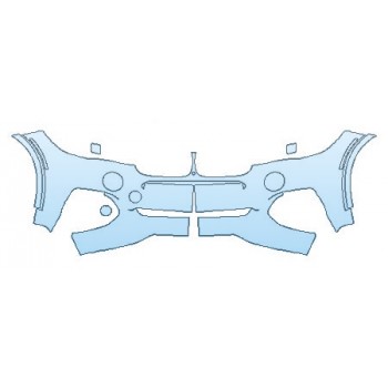 PAINT PROTECTION KIT - 2018 BMW X5 XDRIVE35D M SPORT BUMPER ( 3 PIECE) - PRECUT PPF CLEAR BRA WRAP