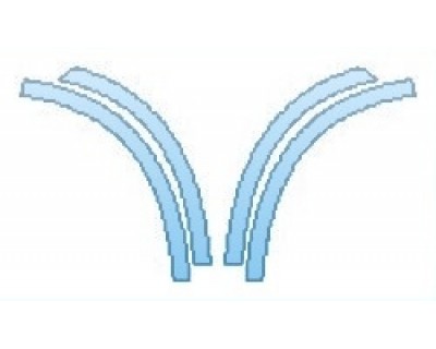 PAINT PROTECTION KIT - 2018 BMW X5 XDRIVE35D M SPORT WHEEL OPNING - PRECUT PPF CLEAR BRA WRAP