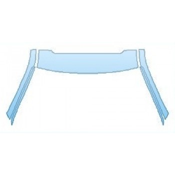 PAINT PROTECTION KIT - 2018 BMW X5 XDRIVE35D M SPORT ROOF WITH SUNROOF A-PILLARS - PRECUT PPF CLEAR BRA WRAP