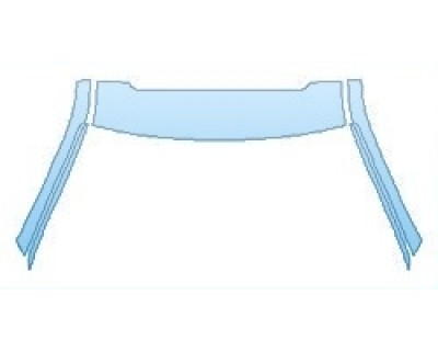 PAINT PROTECTION KIT - 2018 BMW X5 XDRIVE35D M SPORT ROOF WITH SUNROOF A-PILLARS - PRECUT PPF CLEAR BRA WRAP