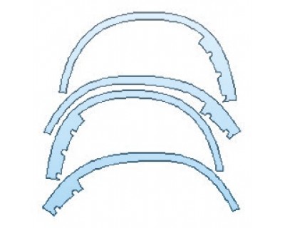 Precut PPF Kit – Clear Bra Paint Protection Film PAINT PROTECTION KIT - 2018 BMW X5 XDRIVE35I LUXURY DESIGN WHEEL ARCHES - PRECUT PPF CLEAR BRA WRAP