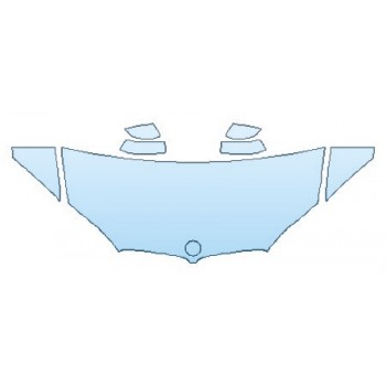 PAINT PROTECTION KIT - 2018 BMW X5 XDRIVE50I LUXURY DESIGN HOOD(30 INCH) FENDERS MIRRORS - PRECUT PPF CLEAR BRA WRAP