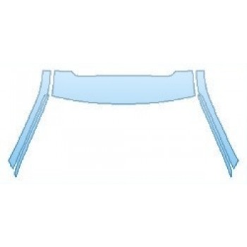 PAINT PROTECTION KIT - 2018 BMW X5 XDRIVE50I LUXURY DESIGN ROOF WITH SUNROOF A-PILLARS - PRECUT PPF CLEAR BRA WRAP