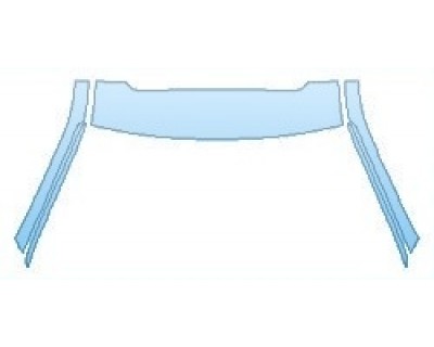 PAINT PROTECTION KIT - 2018 BMW X5 XDRIVE50I LUXURY DESIGN ROOF WITH SUNROOF A-PILLARS - PRECUT PPF CLEAR BRA WRAP