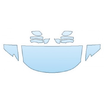 PRECUT PPF KIT - 2018 CHRYSLER PACIFICA HYBRID LIMITED HOOD(30 INCH) FENDERS MIRRORS PRECUT PPF CLEAR BRA WRAP