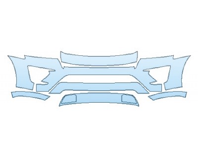 PAINT PROTECTION KIT - 2020 FORD EXPEDITION PLATINUM BUMPER - PRECUT PPF CLEAR BRA WRAP