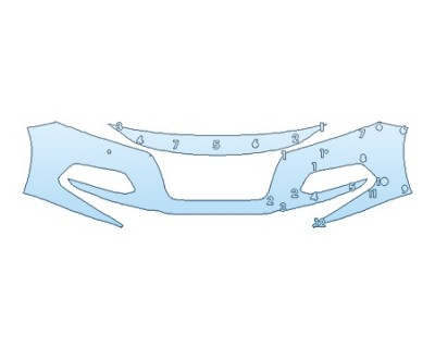 2018 HONDA ACCORD SEDAN EX Bumper With Sensors