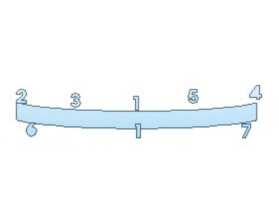 2019 HONDA ACCORD SEDAN EX-L Rear Bumper Deck