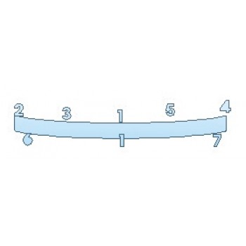 PAINT PROTECTION KIT - 2020 HONDA ACCORD SEDAN LX REAR BUMPER DECK - PRECUT PPF CLEAR BRA WRAP