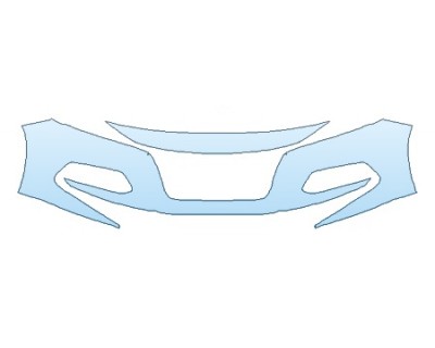 PAINT PROTECTION KIT - 2020 HONDA ACCORD SEDAN TOURING BUMPER - PRECUT PPF CLEAR BRA WRAP