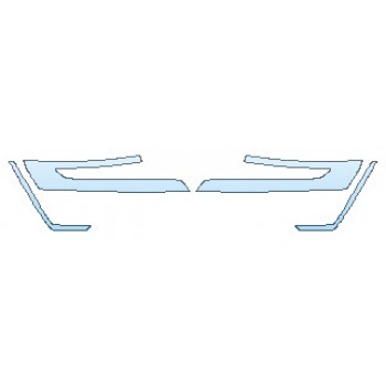 PAINT PROTECTION KIT - 2020 HONDA CLARITY ELECTRIC HEADLIGHTS RUNNING LIGHTS - PRECUT PPF CLEAR BRA WRAP